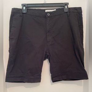 Paper Denim & Cloth Men’s Chino Shorts Size 34” Waist Black